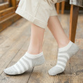 Femmes rayées chaussettes à basse coupe coton respirant antidérapant chaussettes filles chaussettes sèches rapides